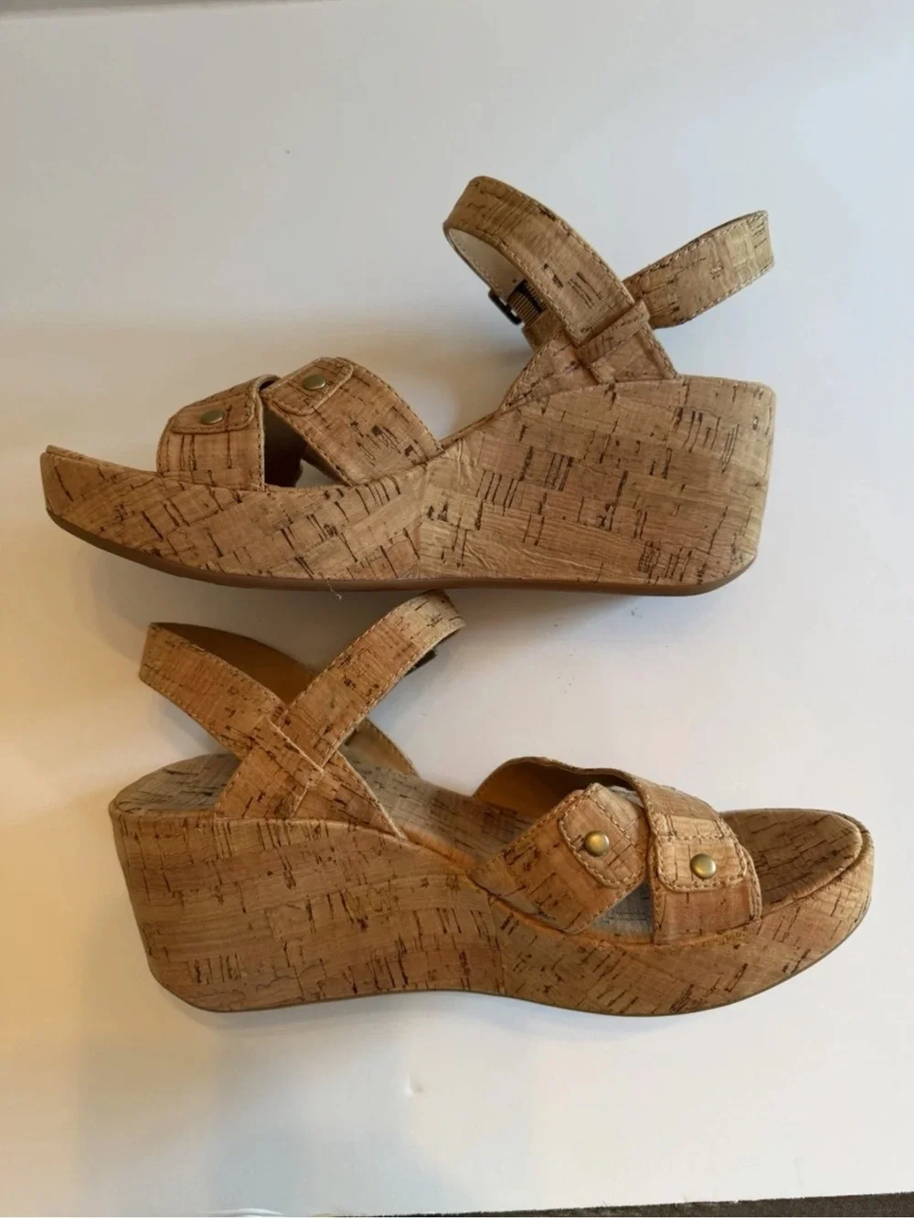 Kork-Ease Women's Denica II Wedge Heeled Sandal In Tan Size 8